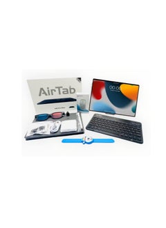 AirTab 10.1 -Inch Smart Tablet A16 PRO MAX Android 13 Tablet With 1TB Storage and 16GB RAM Quad Core Wi-Fi LTE Dual Sim with Touch Pen and Keyboard - Gold  - Image 1
