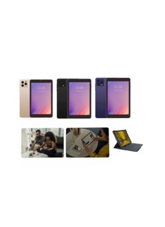 AirTab 10.1 -Inch Smart Tablet A16 PRO MAX Android 13 Tablet With 1TB Storage and 16GB RAM Quad Core Wi-Fi LTE Dual Sim with Touch Pen and Keyboard - Gold  - Image 5