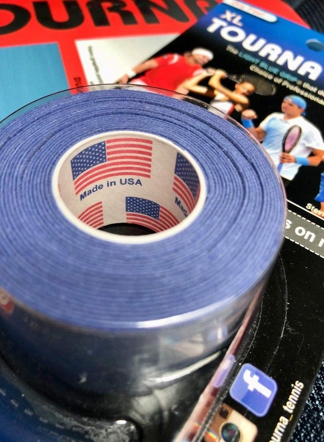 TOURNA Tennis Overgrip XL (Blue, 3 Grips) - Image 4