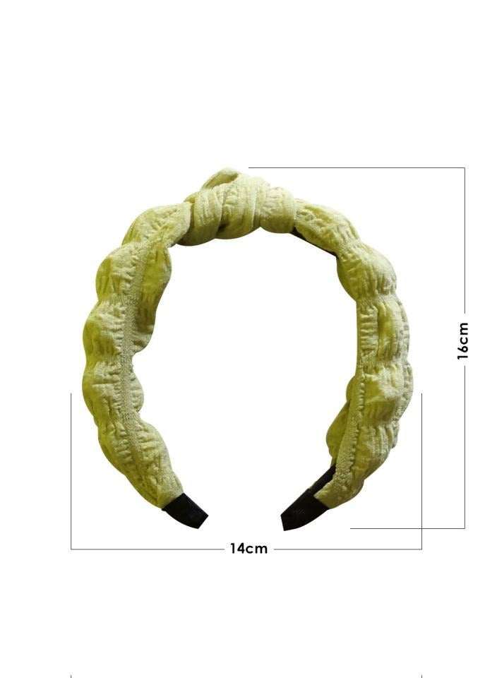 Alissa 1Pc Headband for Women's Hair Band Accessories Hair Fashion Band Green - Image 3