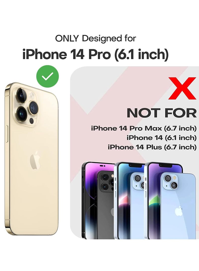 ELTRAZONE Liquid Silicone Case for iPhone 14 Pro 6.1-Inch - Full Rubber Protection, Anti-Scratch, Drop Proof (Black) - Image 2