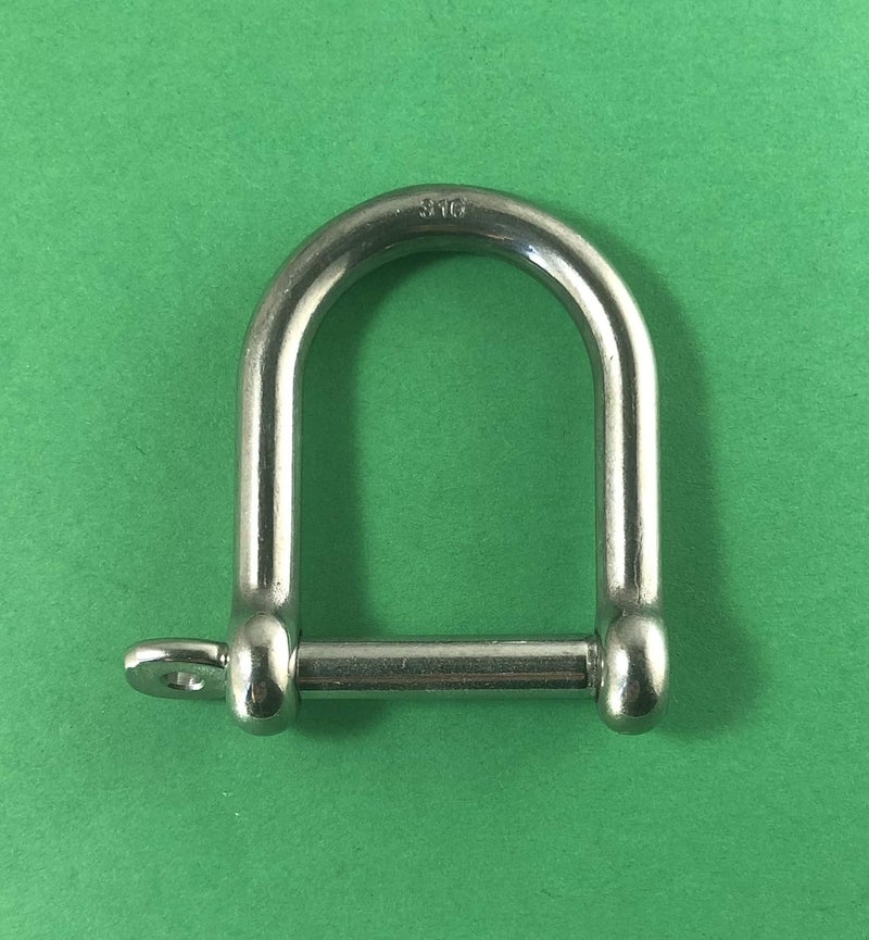 US Stainless Stainless Steel 316 Wide D Shackle - Image 3