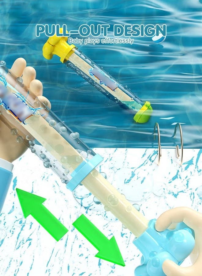 Unewshi 4 Pcs Fireworks Water Gun, Fireworks Water Spray Toys, Beach Pool Water Spray Toys, High Pressure Pull-Out Sprinkler Spray Toys for Bathing, Pool, Party  - Image 3