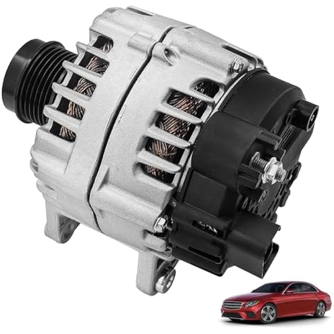 HonHuCo 000906690680 Alternator 250A Compatible with Mercedes-Benz E300 2.0L 2017-2019 555334RIV 89216370 0009066906 - Image 1