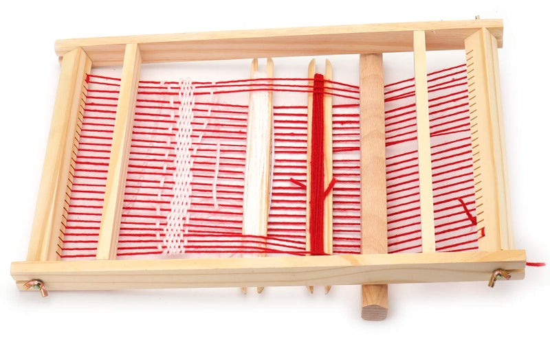 Yesland Multi-Craft Weaving Loom - Wooden Loom Large Frame Handcraft for Kids and Beginners -15.6 x 9.7 x 1.2 Inches - Image 3