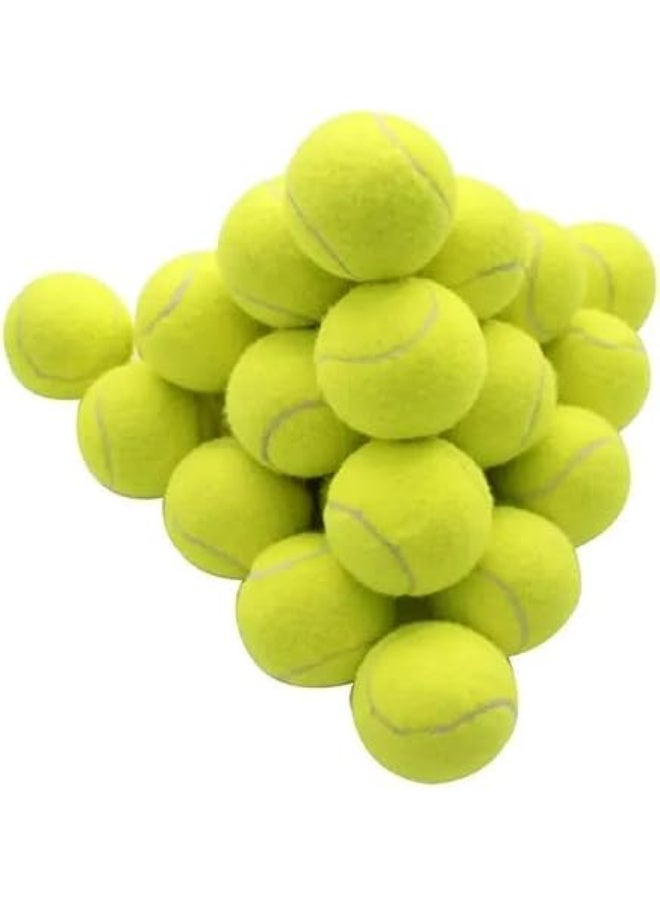 Tennis balls, pack of 3 balls, fluorescent yellow color - Image 5