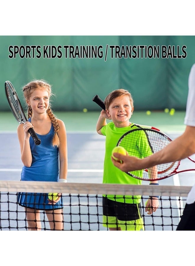 Tennis balls, pack of 3 balls, fluorescent yellow color - Image 2
