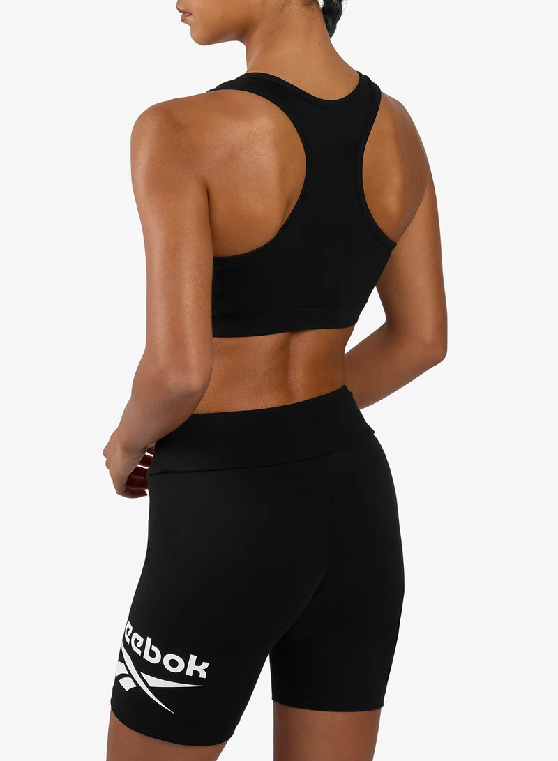 ريبوك صدرية مونرو بياقة دائرية وشعار كبير