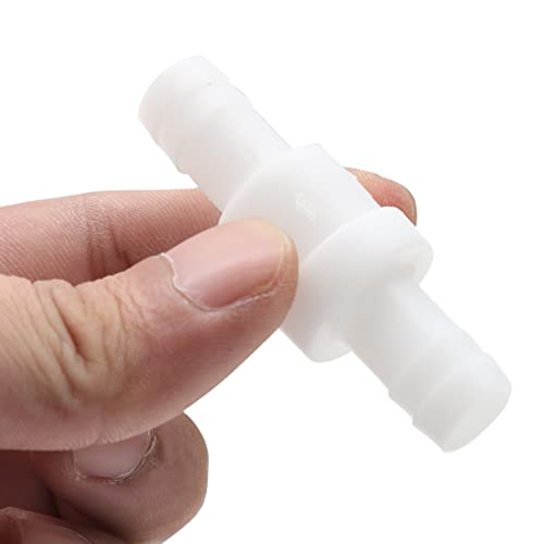 Litoexpe 1/2" One Way Inline Check Valve, Non Return Ozone Resistance PVDF Plastic One-Way Fuel Oil Water Gas Pump Air Check Valve, Pack of 2 - Image 4