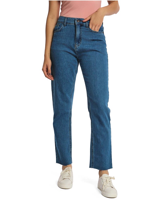 DALYDRESS Casual Straight Denim Jeans  - Image 1