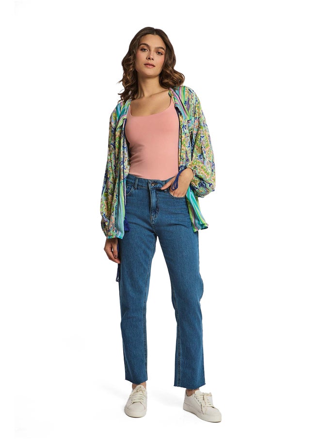 DALYDRESS Casual Straight Denim Jeans  - Image 4