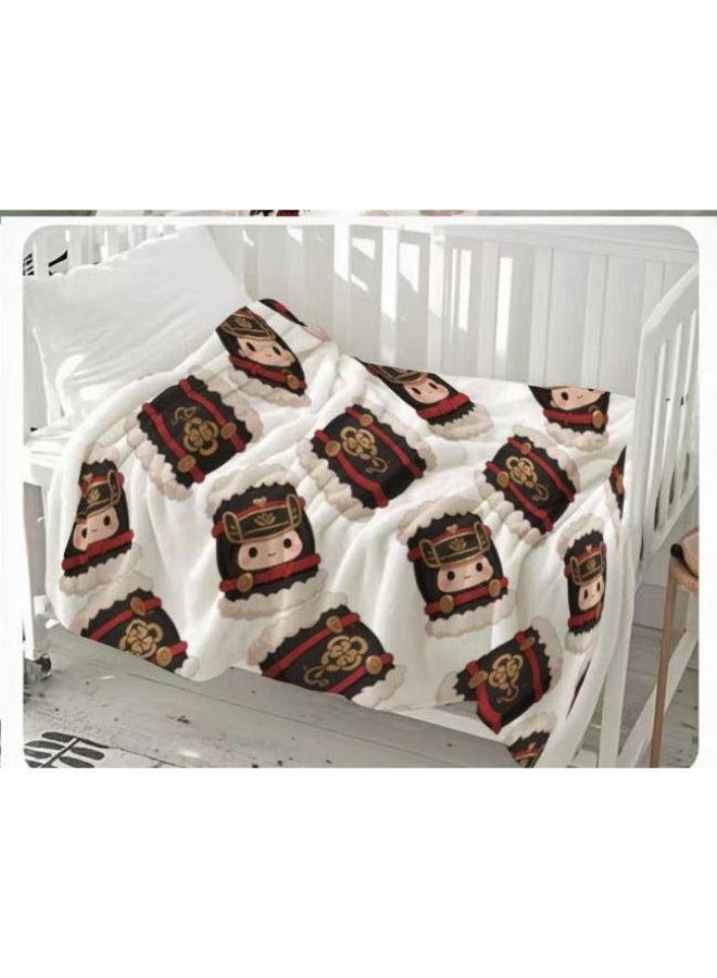 Wisdom Fairy Baby Children's Cartoon Flannel Thin Blanket (warm and comfortable, suitable for sleep, gaming) 70cm*100cm - 59 - Image 2