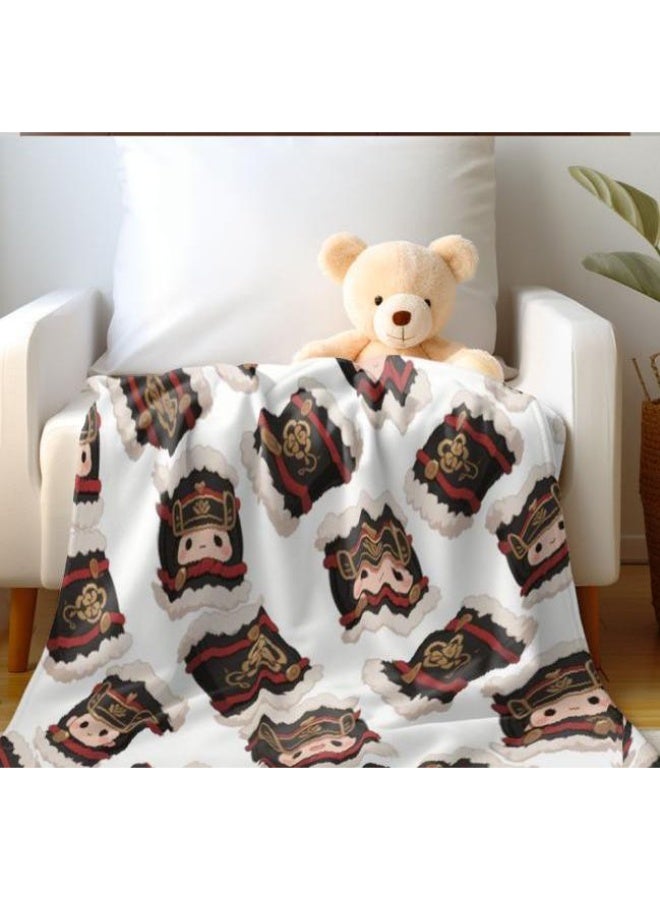 Wisdom Fairy Baby Children's Cartoon Flannel Thin Blanket (warm and comfortable, suitable for sleep, gaming) 70cm*100cm - 59 - Image 4
