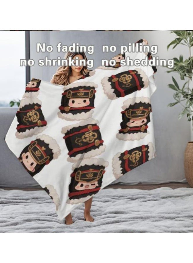 Wisdom Fairy Baby Children's Cartoon Flannel Thin Blanket (warm and comfortable, suitable for sleep, gaming) 70cm*100cm - 59 - Image 5