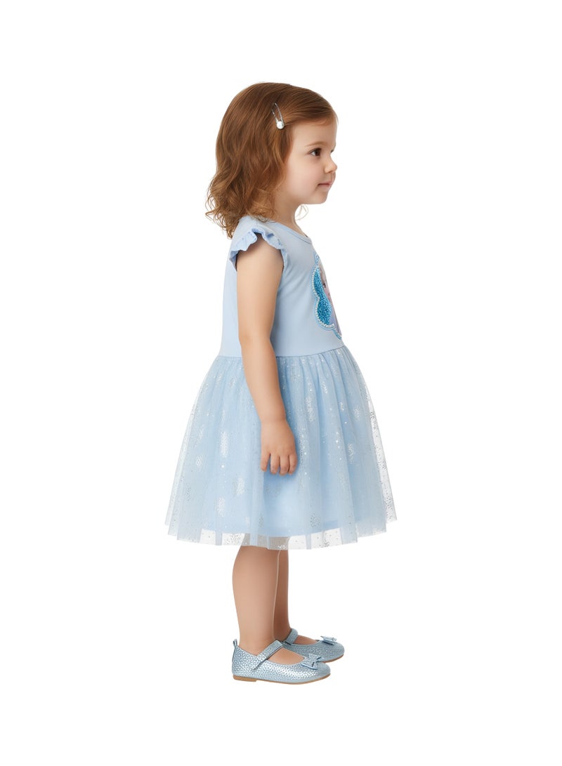 بيداني Elsa and Anna Blue Frost Dress - Image 2