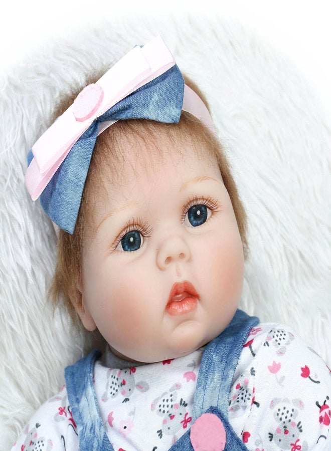 ان بي كي دمية طفل حديث الولادة مقاس 16 بوصة، هدية للأطفال، مصنوعة من قماش - Image 4