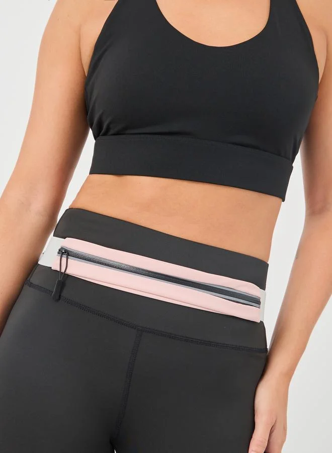 Styli Styli Contrast Zipper Running Belt