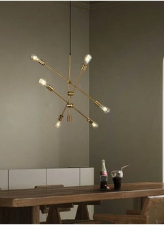 Cluc Sputnik Chandelier - 6 bulb - Gold  - Image 1