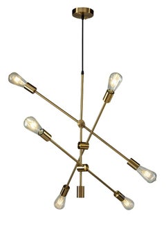 Cluc Sputnik Chandelier - 6 bulb - Gold  - Image 5