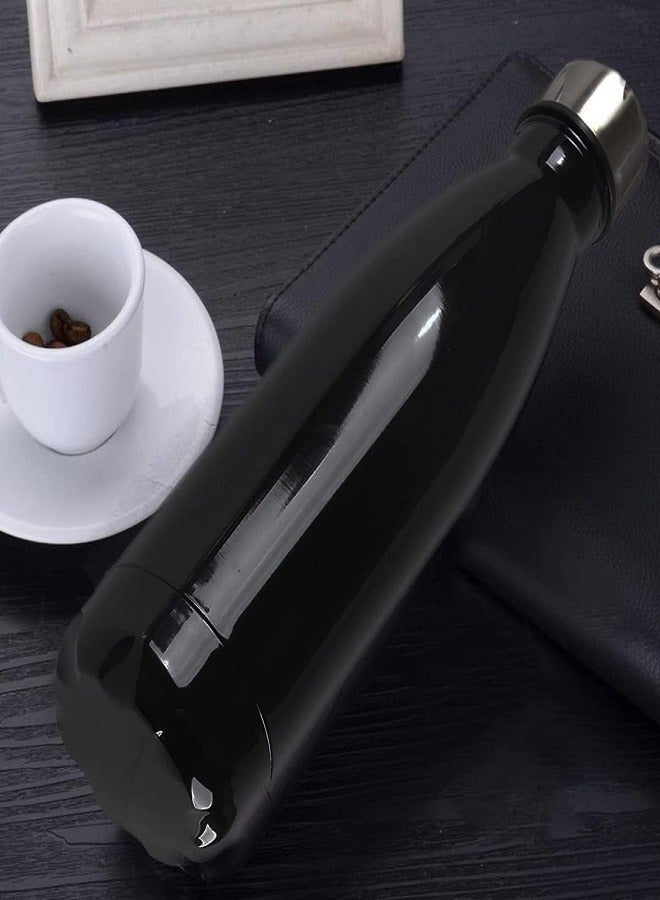 Stainless Steel Water Bottle, Double Wall Insulated Bottle, Leakproof Reusable Sports Water Bottle Keeps Drinks Muilt Color 500ml - Image 3