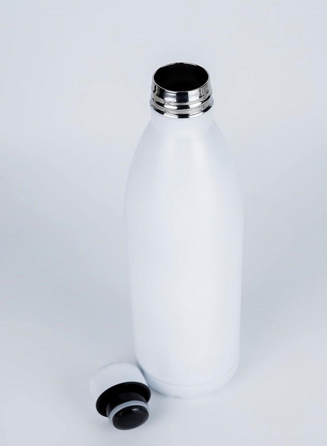 Stainless Steel Water Bottle, Double Wall Insulated Bottle, Leakproof Reusable Sports Water Bottle Keeps Drinks Muilt Color 500ml - Image 2