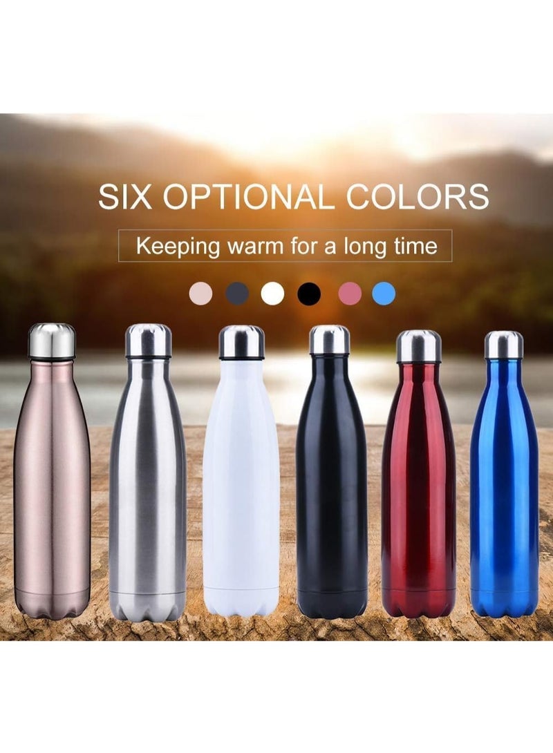 Stainless Steel Water Bottle, Double Wall Insulated Bottle, Leakproof Reusable Sports Water Bottle Keeps Drinks Muilt Color 500ml - Image 4