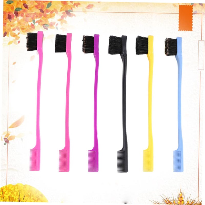 Dual Purpose Eyebrow Brush And Comb Grooming Tool Random Color For Women And Girls - Image 3