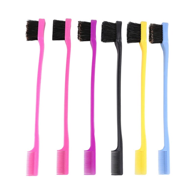 Dual Purpose Eyebrow Brush And Comb Grooming Tool Random Color For Women And Girls - Image 1
