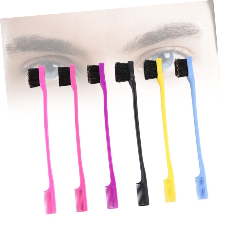 Dual Purpose Eyebrow Brush And Comb Grooming Tool Random Color For Women And Girls - Image 4