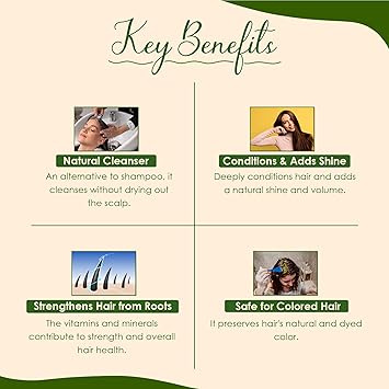 minature مسحوق أوراق السدر الطازجة من مي ناتشر 227 جرام 8 أونصات منظف طبيعي عميق ومرطب للأعشاب للعناية بالشعر مصدر نباتي للمخاط والصابونين - Image 5