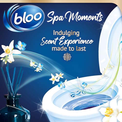 Bloo Spa Moments Vitality Toilet Rim Block, Premium Toilet Cleaner with Essential Oils, Toilet bowl freshener with Relaxing and Long-Lasting Scent – 1 x Toilet Block. - Image 4