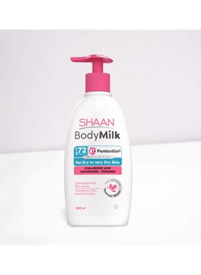 Shaan Shaan Moisturizing Body Milk for dry skin 300 ml  - Image 3