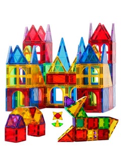 Magblock Magnet Toys Kids Magnetic Building Tiles 100 Pcs 3D Magnetic Blocks Preschool Building Sets Educational Toys For Toddlers Boys And Girls.  - Image 2