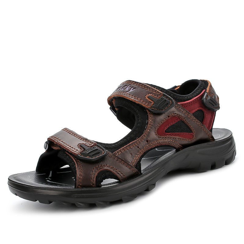 Children'S Leather Sandals With Soft Sole - Image 1