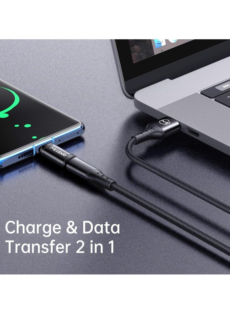 Excefore For Lightning Female to USB C Male Adapter for iPhone 15/15 Pro/15 Pro Max/15 Plus, for iPad Air, Samsung, Support Charging & Data Transfer, Type C Charger Connector Cable (2 Pcs, Black) - Image 3