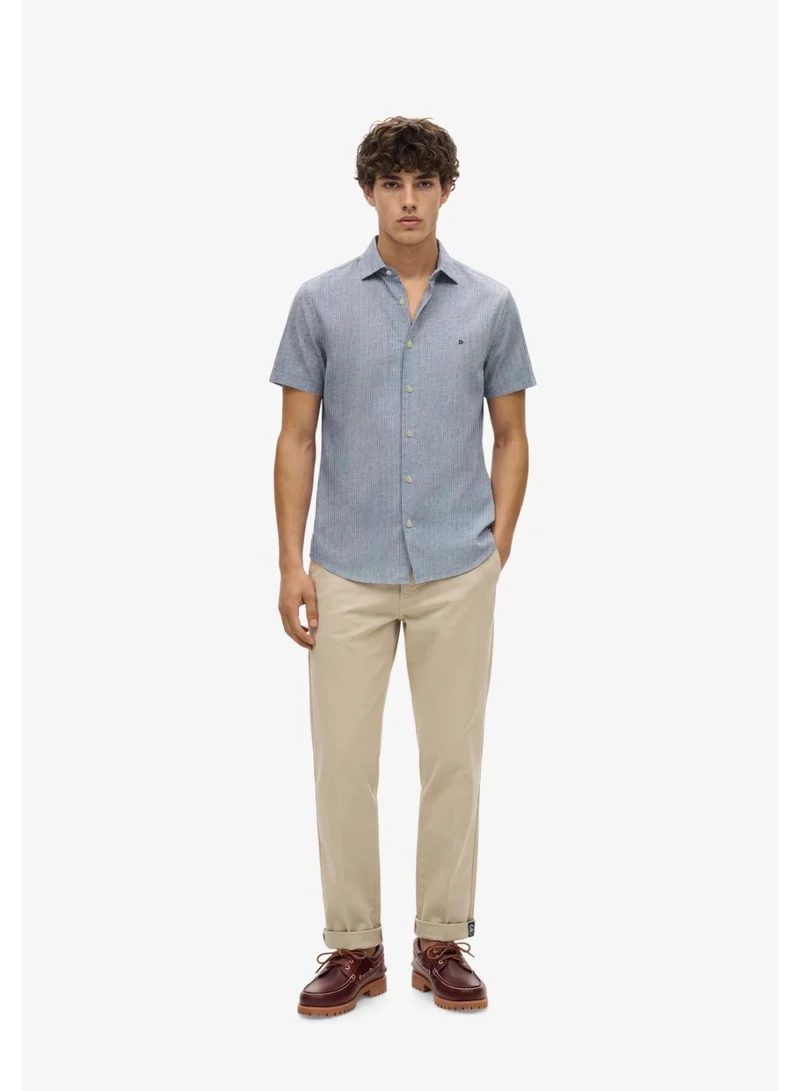 Superdry  Riviera Short Sleeve Linen Shirt for Men | Best Price UAE