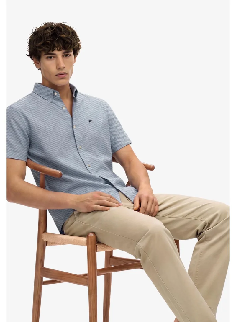Superdry  Riviera Short Sleeve Linen Shirt for Men | Best Price UAE