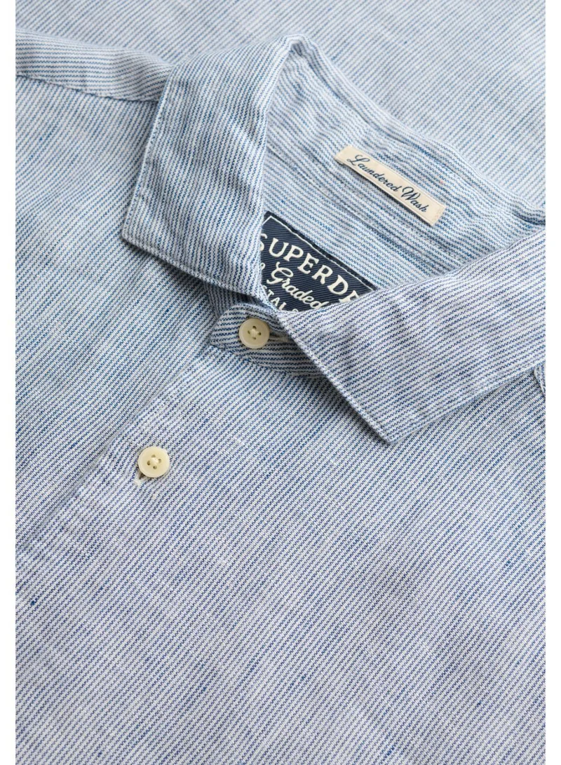 Superdry  Riviera Short Sleeve Linen Shirt for Men | Best Price UAE