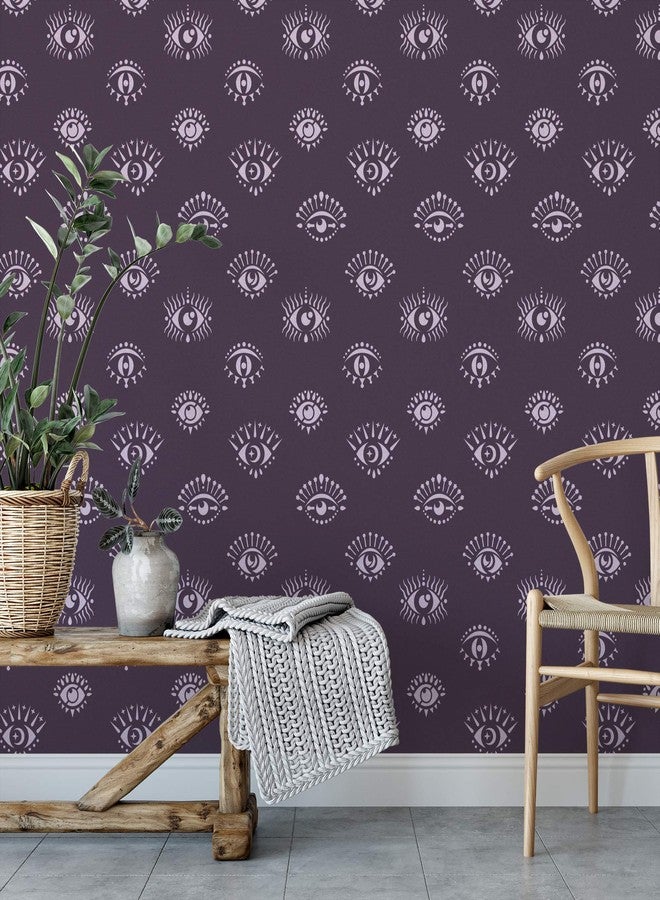 Stencil Revolution Evil Eyes Pattern Wall Stencil - Wall Stencil, Eyes Stencil, Bohoemian Style, Living Room Stencils - Wall Stencils for DIY Home Decor Projects - Image 5
