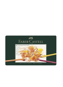 FABER-CASTELL Faber Castell Polychromos Artists Color Pencils 60 Color In A Flat Metal Tin, ASSORTED, 110060, Tin Of 60  - Image 1