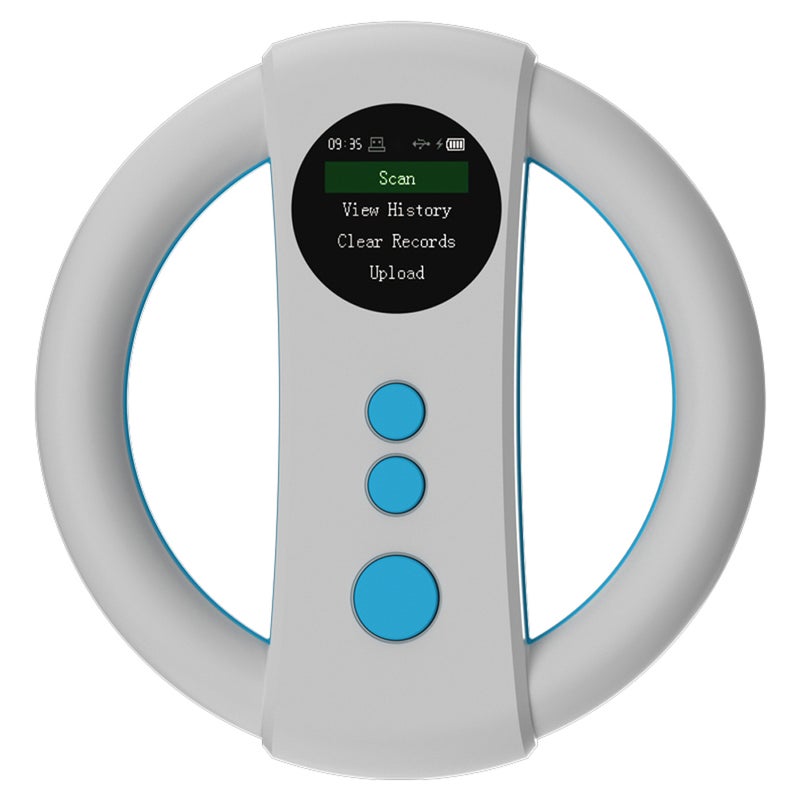 Handheld Portable Animal Chip Scanner 1.4inch TFT LCD Display Chip Reader Rechargeable Animal Tags Scanner Support EMID FDX-B(ISO11784/85) Label Format with Buzzer and 500 Data Storage Function for - Image 1