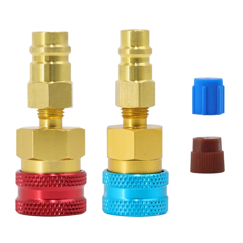 SUREPHON R1234YF Adapter R1234yf to R134a Quick Coupler High Low Side Conversion Kit for Car Auto AC Charging R1234yf Refrigerant Air Conditioning System Hose Fitting - Image 3