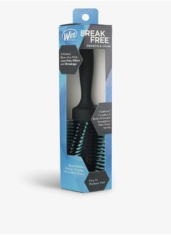 Wet brush Smooth & Shine 2.5 Round Brush Fine, Painless Hair Detangling Brush, Keratin Biotin Strengthening, Barrel Brush Fine Medium, Effortless Styling Rubberized Handle Brush  - Image 3