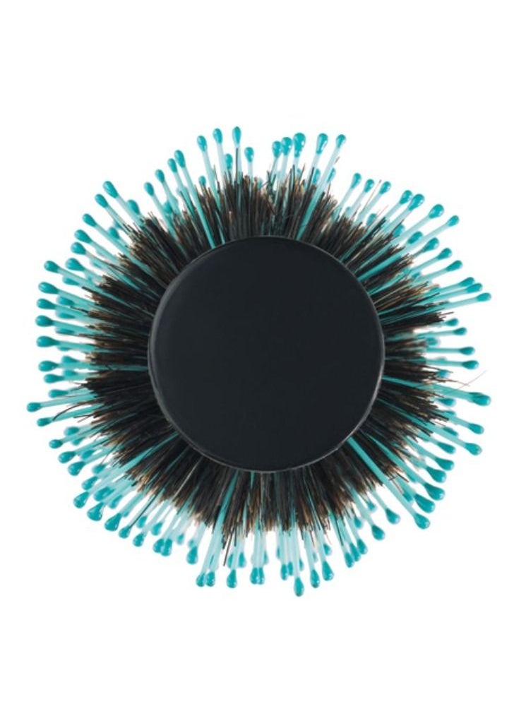Wet brush Smooth & Shine 2.5 Round Brush Fine, Painless Hair Detangling Brush, Keratin Biotin Strengthening, Barrel Brush Fine Medium, Effortless Styling Rubberized Handle Brush  - Image 2
