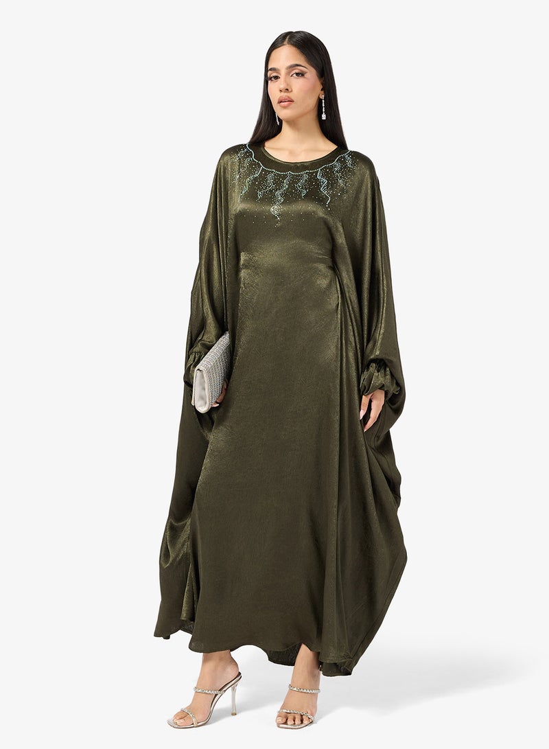 Khizana Embellished Kaftan - Image 1