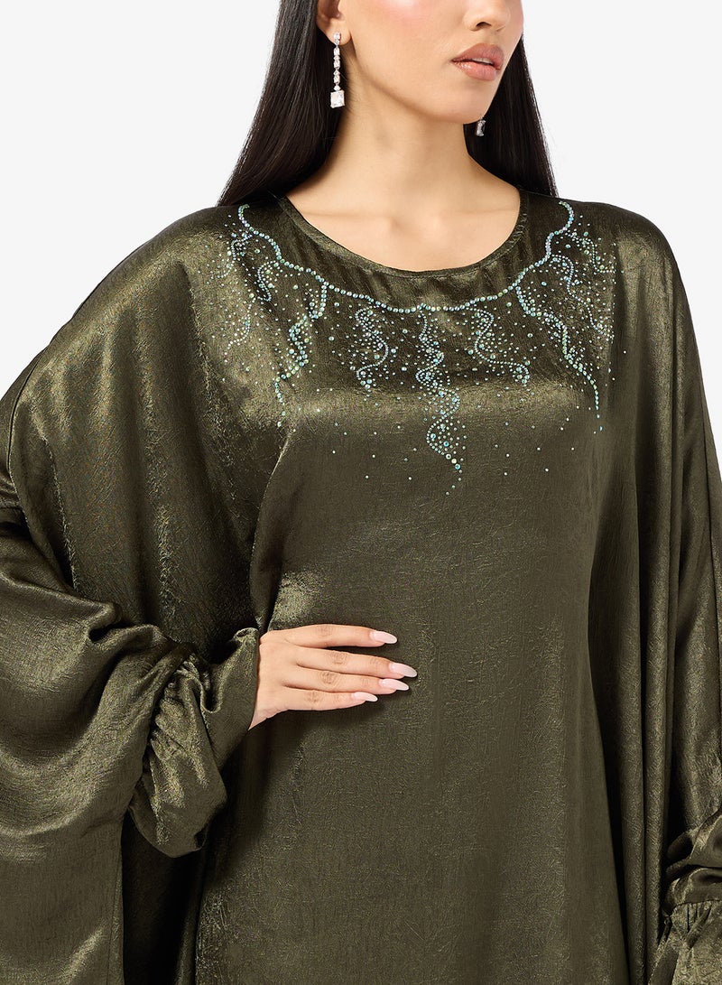 Khizana Embellished Kaftan - Image 3