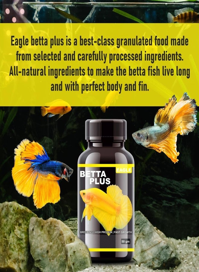 VAYINATO Eagle Betta Plus Fish Food, 50G (Pack of 2) | Breeding | High Protein | Fast Growth - Image 2