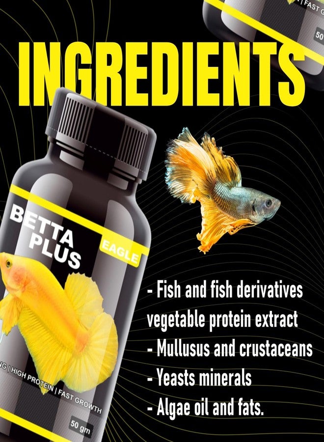 VAYINATO Eagle Betta Plus Fish Food, 50G (Pack of 2) | Breeding | High Protein | Fast Growth - Image 4