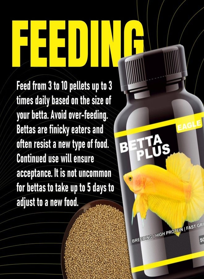 VAYINATO Eagle Betta Plus Fish Food, 50G (Pack of 2) | Breeding | High Protein | Fast Growth - Image 5