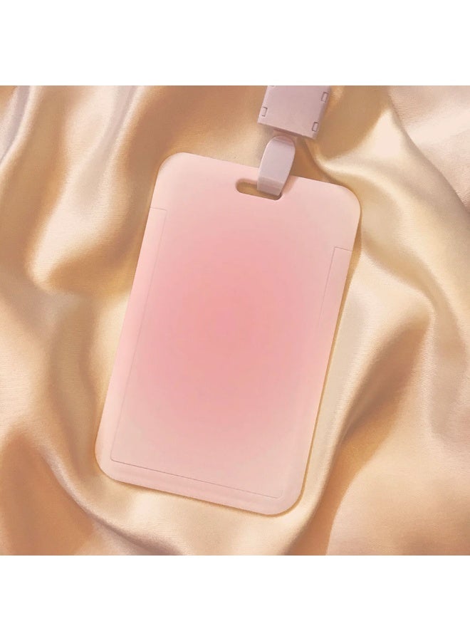 NIBEMINENT 1 - Piece Fresh Love Kpop Photo Card Holder Pendant Key Chain ID Badge Holder ID Card Holder Photo Card Protector for School ID Office ID Access Card for Women Girls